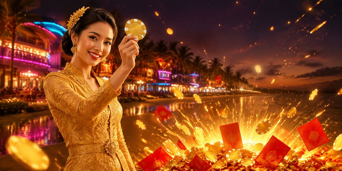 Bonus sampul merah untuk pemain Blackjack bergaya kebaya di Langkawi Malaysia